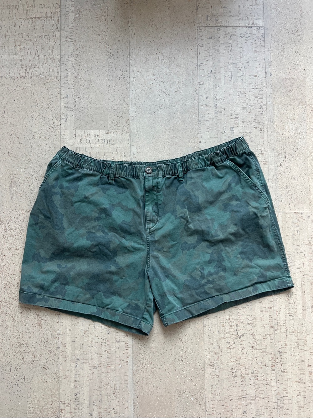 Chubbies Originals Shorts 3X Green Camo 5.5 inch